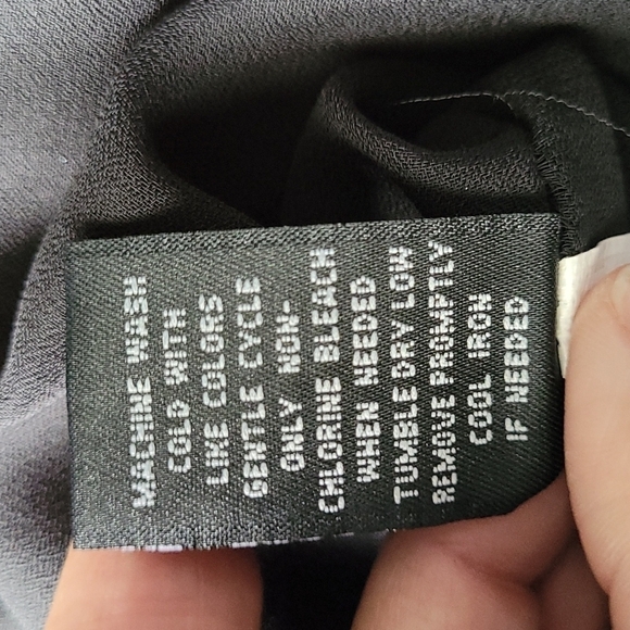 Anna Sui for Target Black Belted drop Waist Silky Lace details Dress Size 11. - Picture 14 of 16